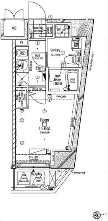 東京都品川区中延６丁目 間取図・土地図
