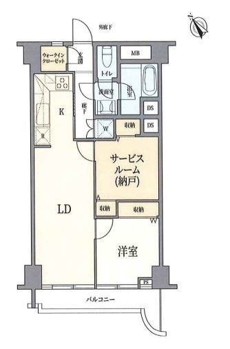 東京都大田区中央１丁目 間取図・土地図
