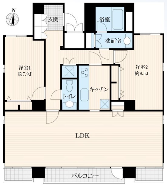 東京都港区赤坂２丁目 間取図・土地図