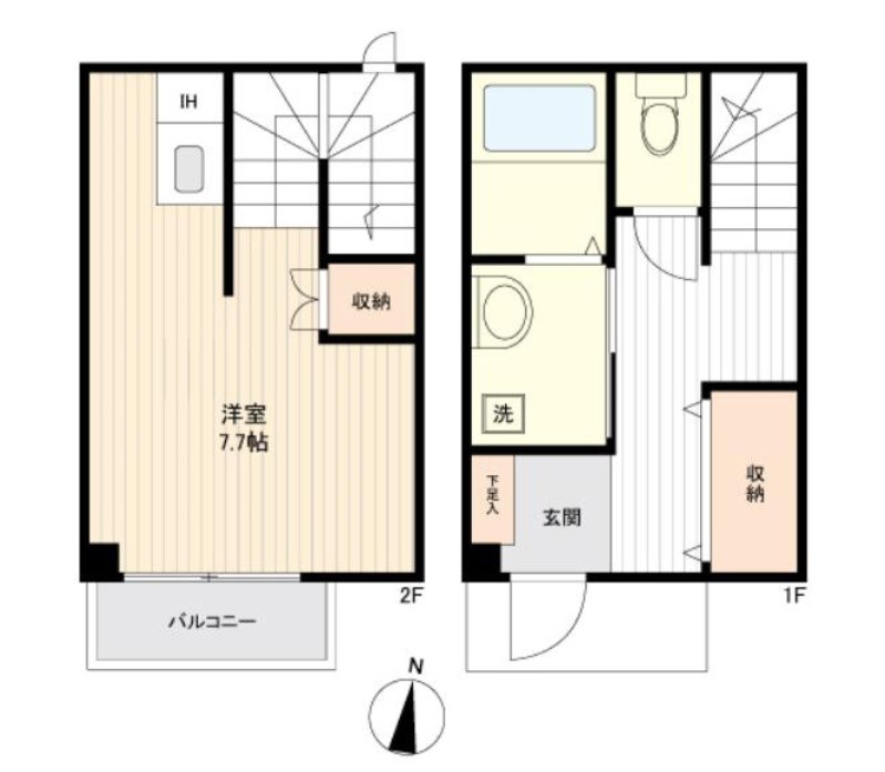 千葉県船橋市夏見１丁目 間取図・土地図