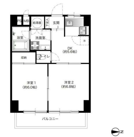 東京都港区南青山４丁目 間取図・土地図