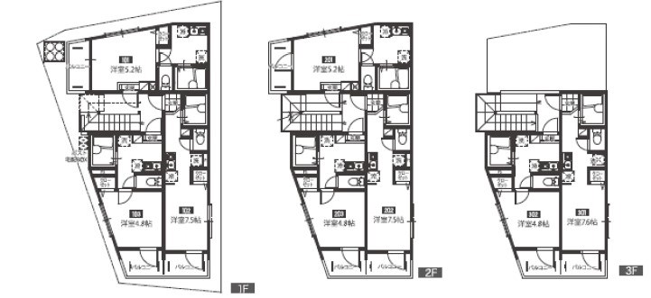 東京都葛飾区東堀切２丁目 間取図・土地図
