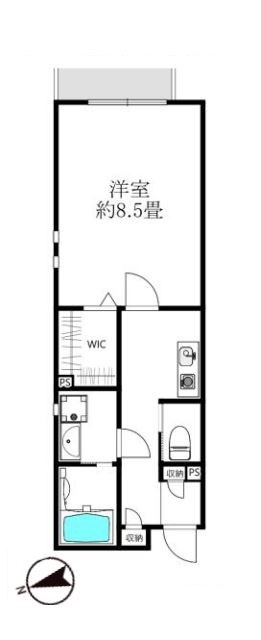 東京都豊島区南長崎３丁目 間取図・土地図