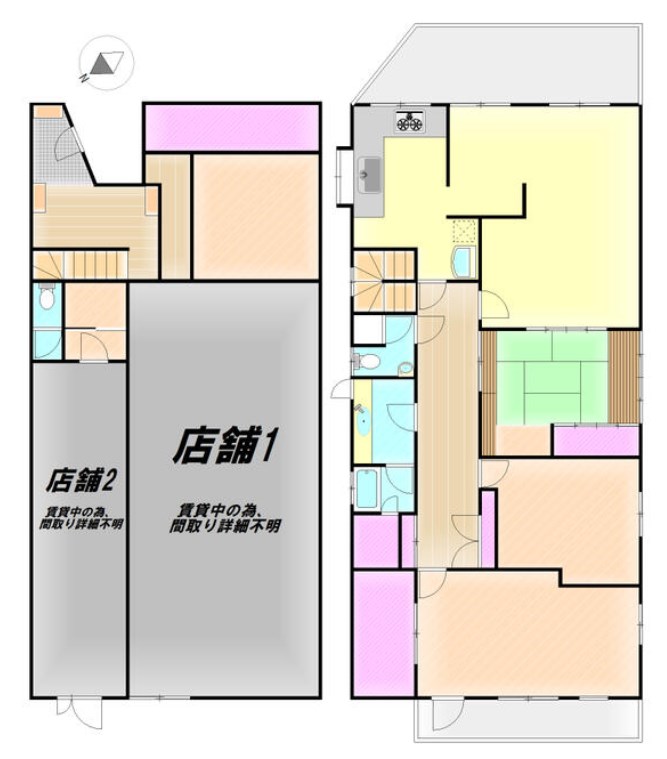 千葉県千葉市花見川区柏井町 間取図・土地図