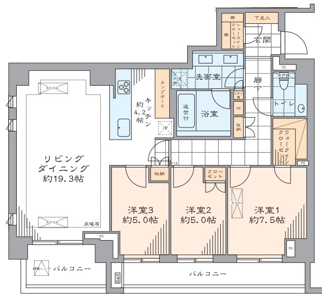 東京都港区高輪４丁目 間取図・土地図