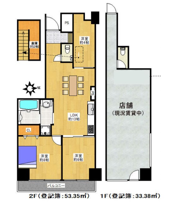 東京都文京区向丘１丁目 間取図・土地図