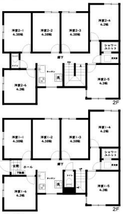 東京都中野区南台５丁目 間取図・土地図
