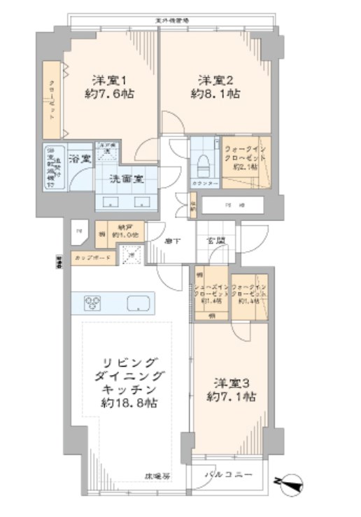 東京都港区白金台３丁目 間取図・土地図