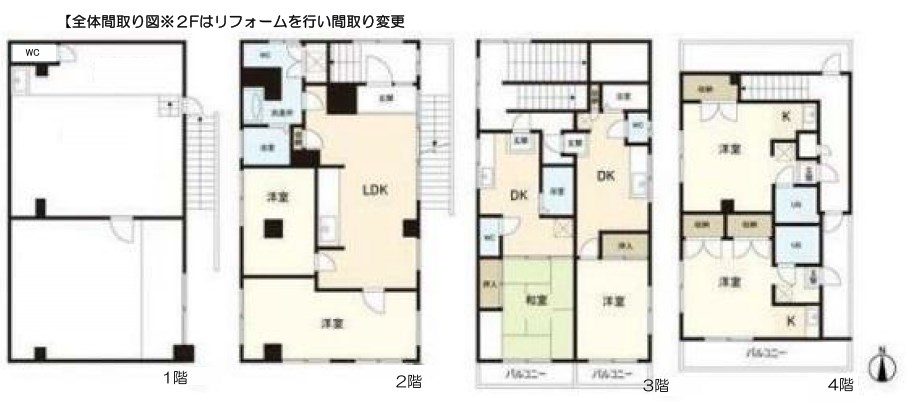 東京都江東区東陽５丁目 間取図・土地図