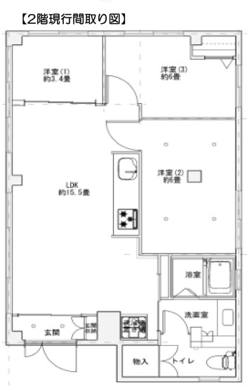 東京都江東区東陽５丁目 間取図・土地図