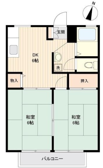 千葉県松戸市八ケ崎１丁目 間取図・土地図