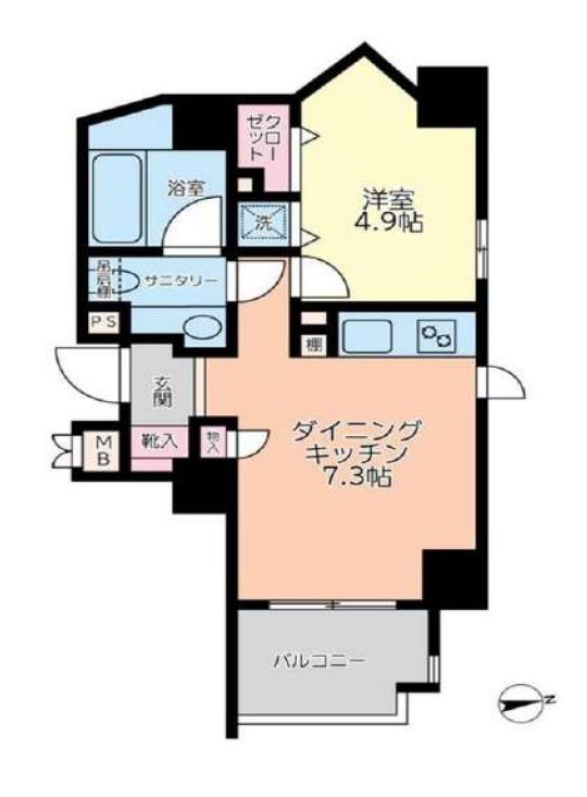 東京都港区高輪３丁目 間取図・土地図