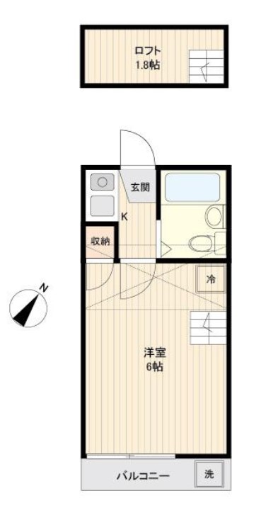 千葉県松戸市八ケ崎１丁目 間取図・土地図