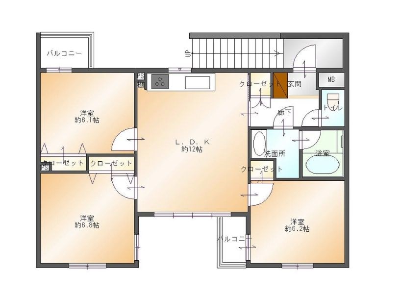 東京都板橋区小茂根２丁目 間取図・土地図