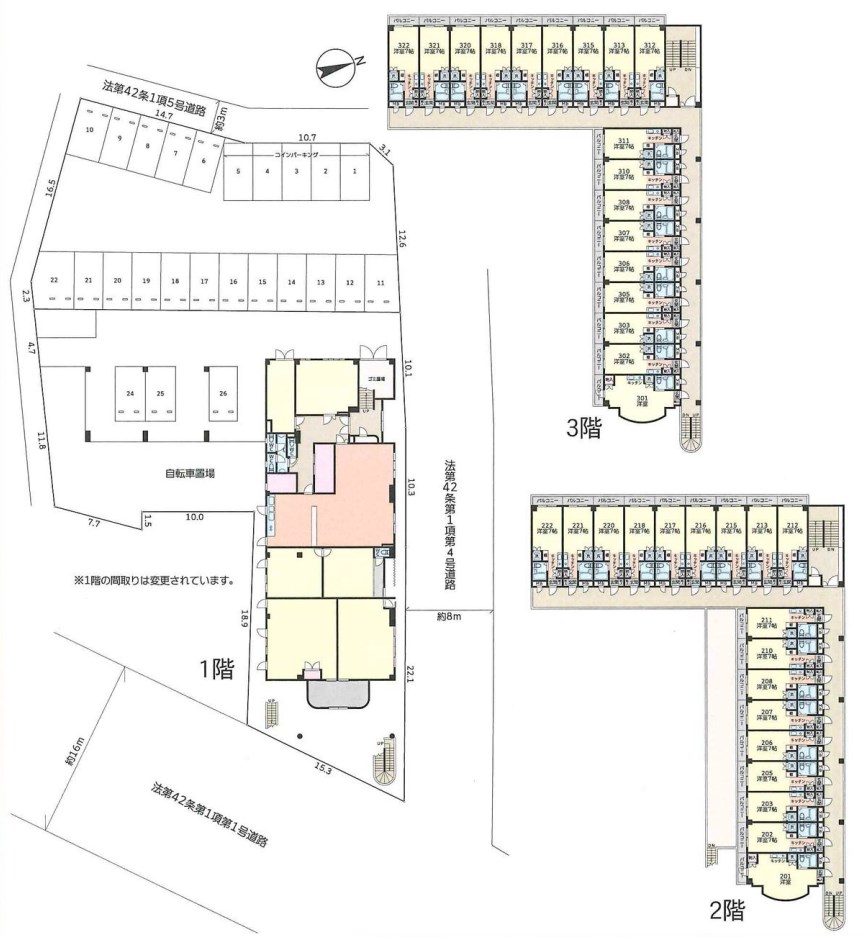 東京都八王子市楢原町 間取図・土地図