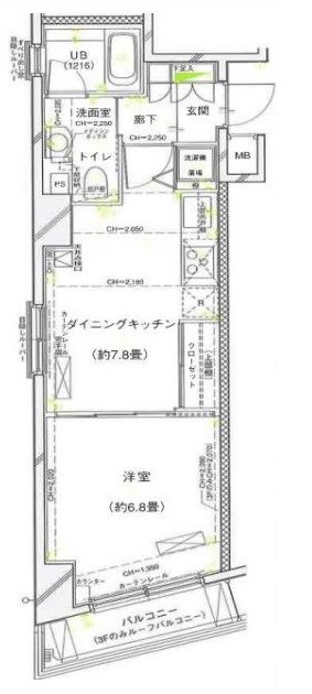 東京都中野区東中野４丁目 間取図・土地図