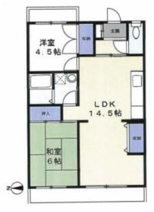 千葉県船橋市東中山２丁目 間取図・土地図
