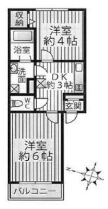 東京都港区南麻布１丁目 間取図・土地図