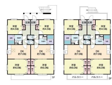 東京都足立区花畑３丁目 間取図・土地図