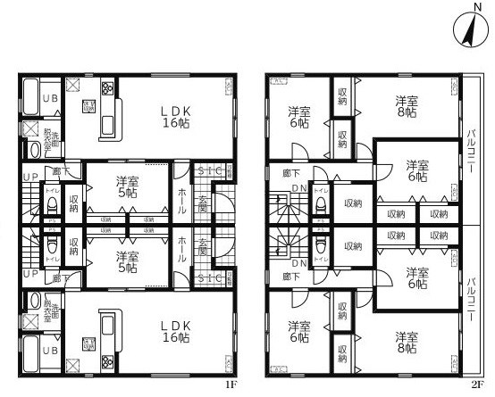 埼玉県吉川市美南４丁目 間取図・土地図