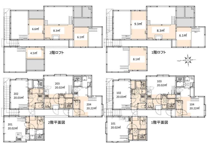 神奈川県横浜市南区中村町１丁目 間取図・土地図