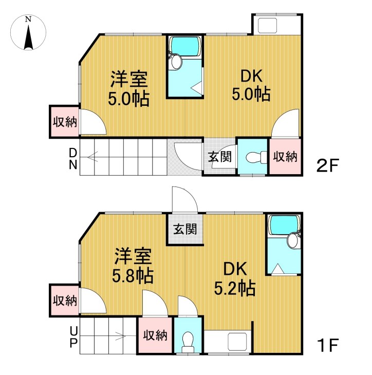 東京都大田区中央７丁目 間取図・土地図