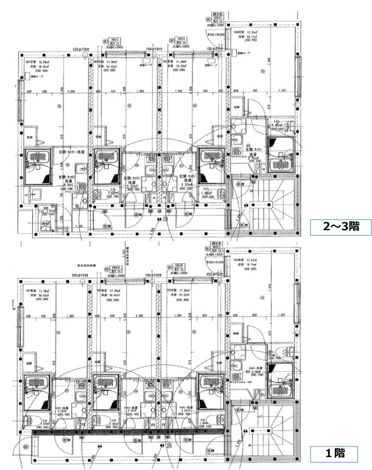 東京都杉並区上高井戸３丁目 間取図・土地図
