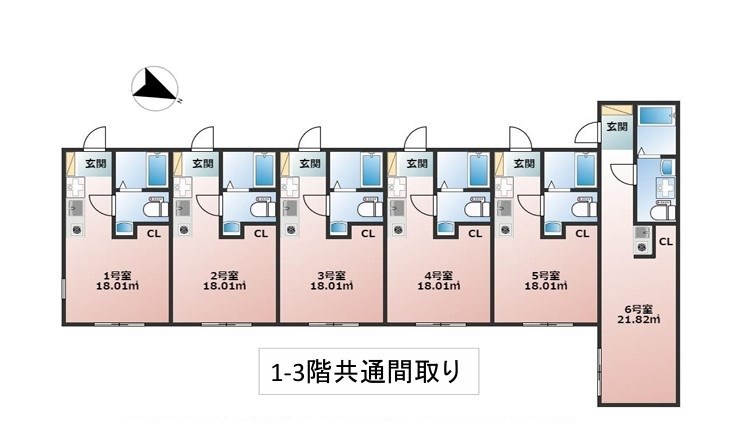 神奈川県相模原市南区東林間１丁目 間取図・土地図