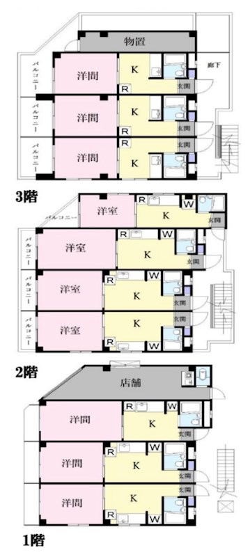 東京都国分寺市光町３丁目 間取図・土地図