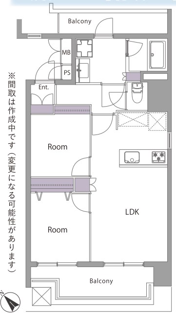 東京都港区赤坂２丁目 間取図・土地図