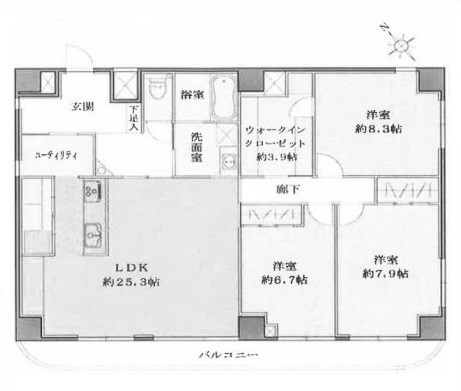 東京都文京区小石川４丁目 間取図・土地図
