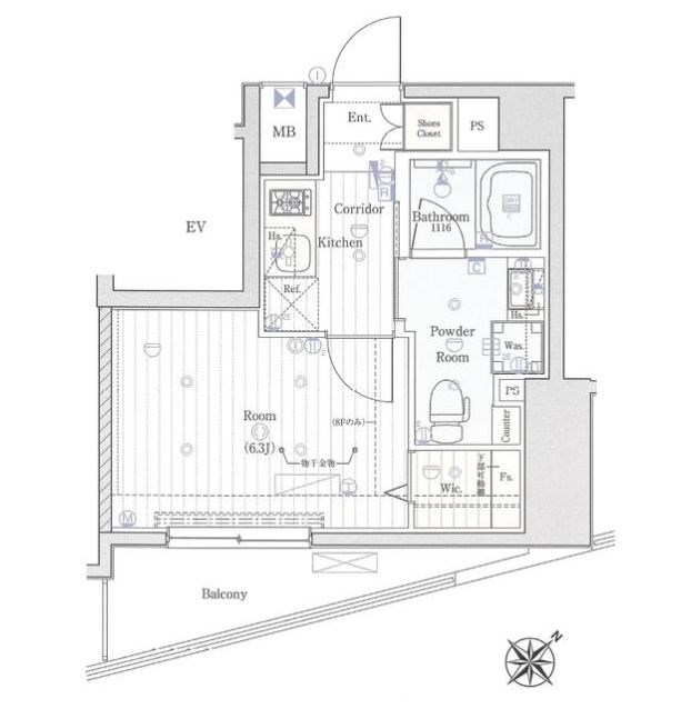 東京都墨田区八広６丁目 間取図・土地図