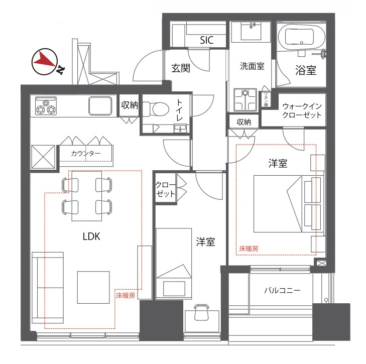 東京都港区高輪１丁目 間取図・土地図