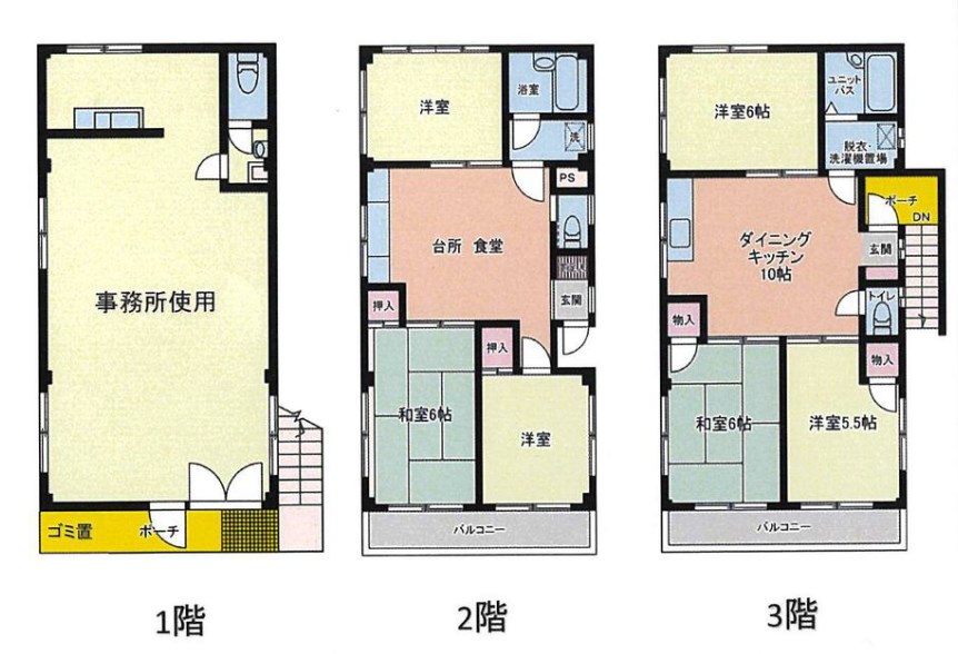 埼玉県所沢市東所沢１丁目 間取図・土地図