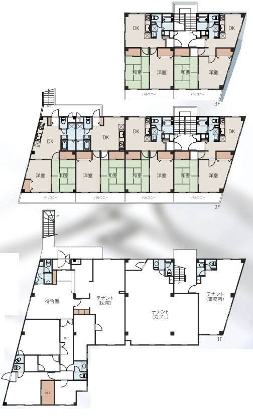 埼玉県所沢市泉町 間取図・土地図