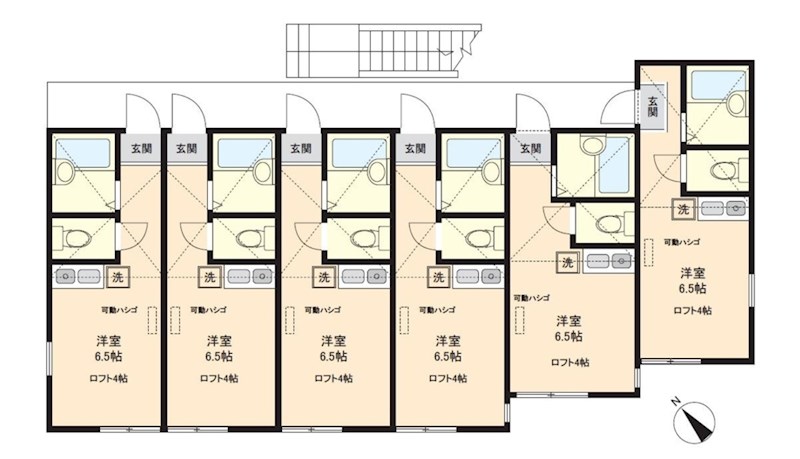 神奈川県横浜市神奈川区子安台１丁目 間取図・土地図