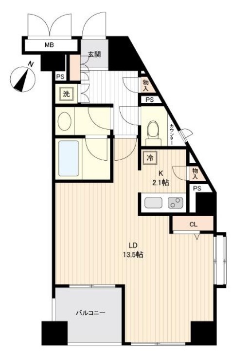 東京都港区西麻布１丁目 間取図・土地図