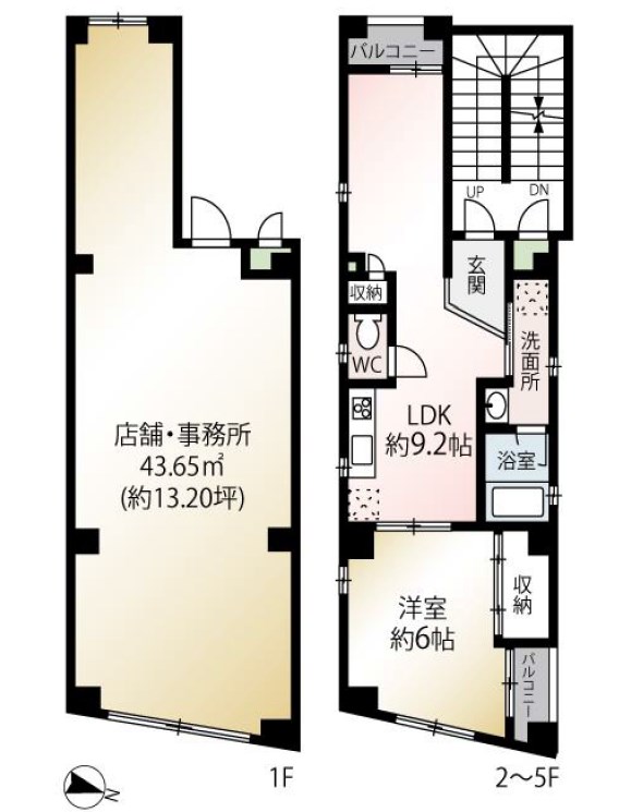 東京都江戸川区中央４丁目 間取図・土地図