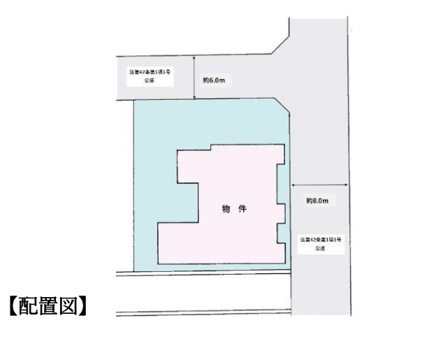 東京都八王子市明神町１丁目 区画図