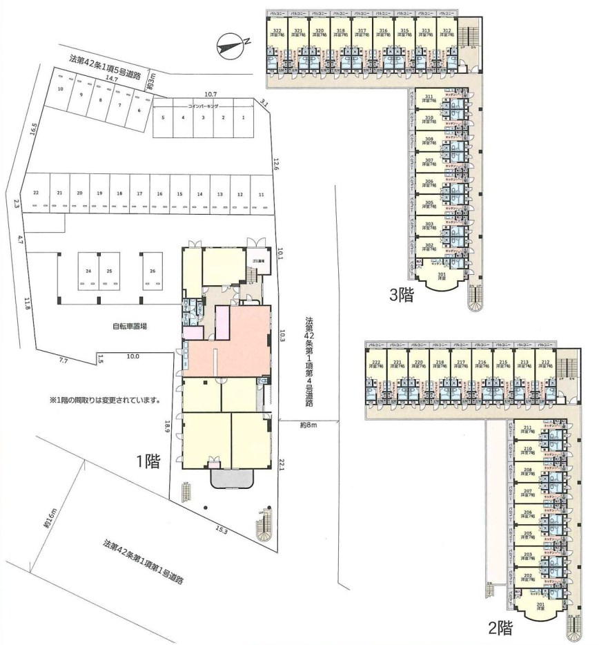 東京都八王子市楢原町 間取図・土地図