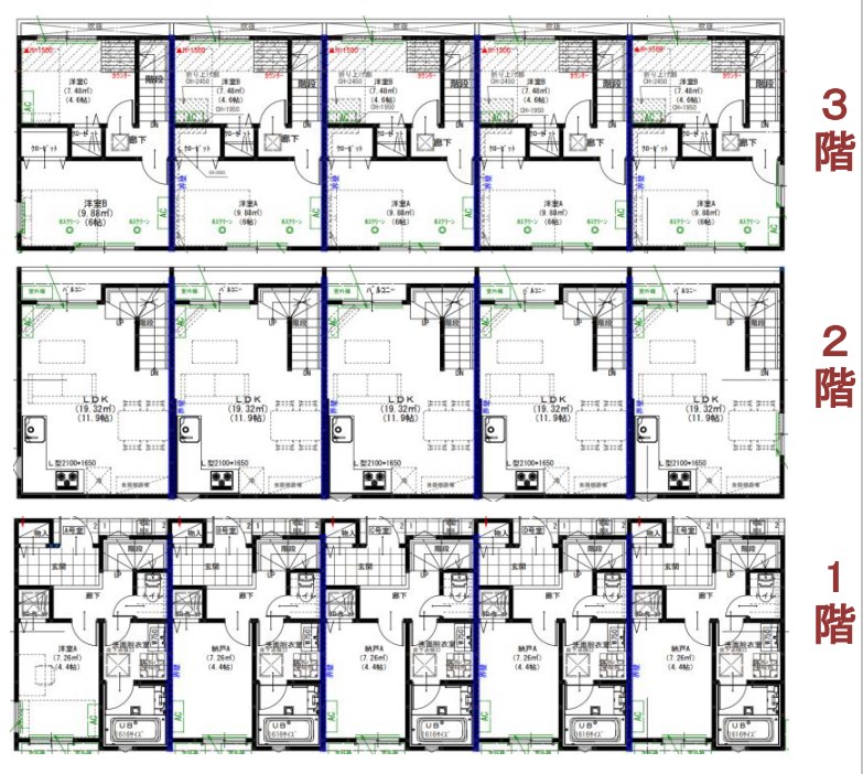 東京都足立区谷在家２丁目 間取図・土地図