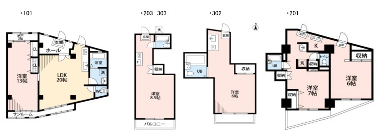 埼玉県入間市仏子 間取図・土地図