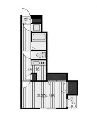 東京都荒川区西日暮里１丁目 間取図・土地図