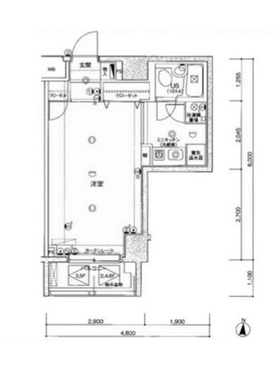 東京都杉並区和泉４丁目 間取図・土地図