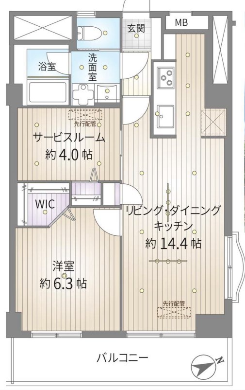東京都品川区大崎４丁目 間取図・土地図