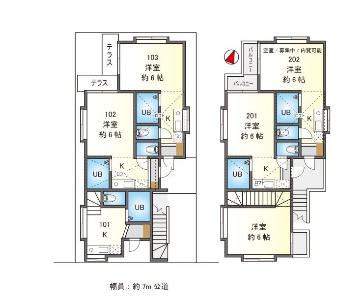 神奈川県川崎市多摩区宿河原２丁目 間取図・土地図