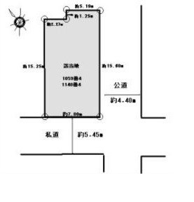 東京都品川区東大井２丁目 間取図・土地図