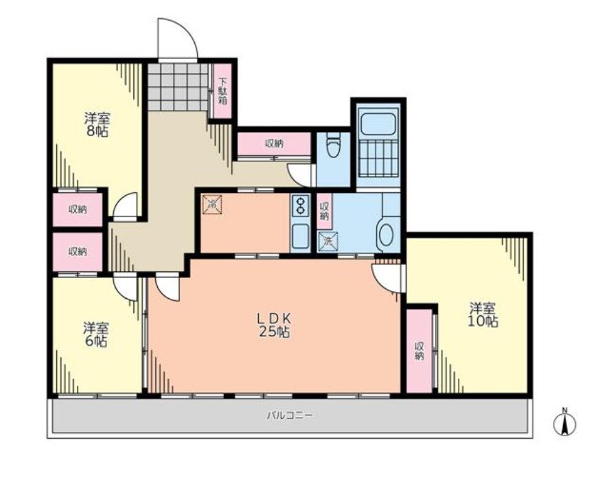 東京都大田区中馬込１丁目 間取図・土地図