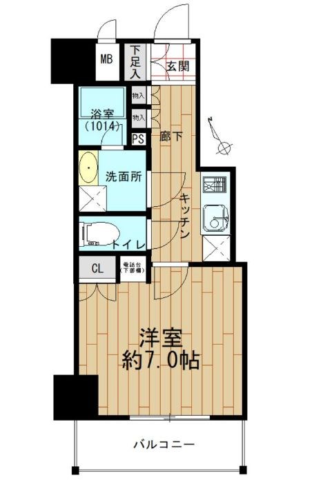 東京都足立区谷在家２丁目 間取図・土地図