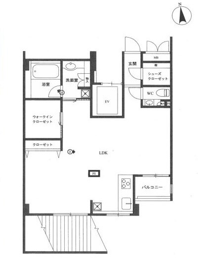 東京都目黒区中央町１丁目 間取図・土地図